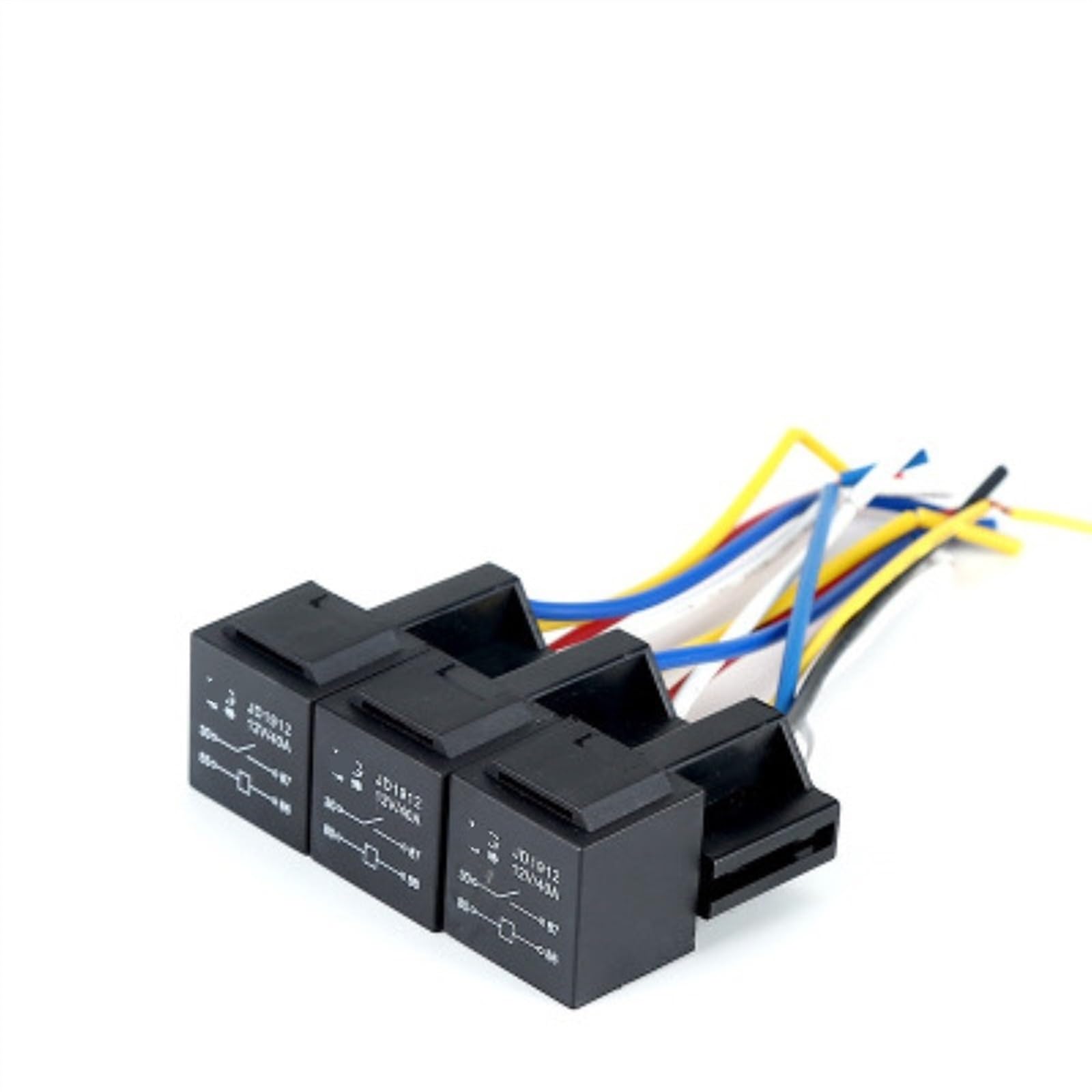 Relé de 12V 40A de 4 pines con cable integrado para automoción 4