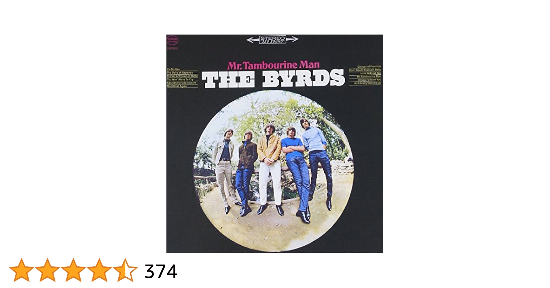 ザ・バーズ/MR.TAMBOURINE MAN/MFSL/HYBRID SACD The Byrds – Mr. Tambourine Man – SACD (Hybrid, Stereo + 4