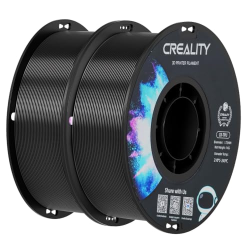 Image of Creality TPU Filament 1.75 2 kg, 95A 3D Printing Filament, High Hardness & Resilience, Soft Adhesive Material, Elastic, 1kg(2.2lbs) Flexible Filament 1.75mm, for 3D Printer
