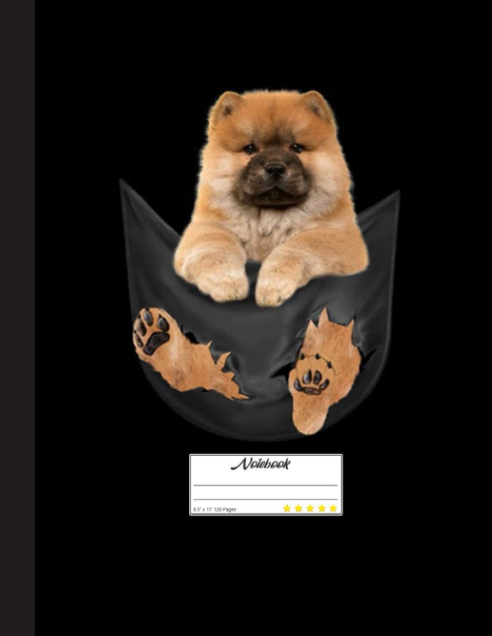 Chow Chow In Pocket Notebook: Blank Lined Journal for Chow Chow, Dog Lovers, Dog Mom, Dog Dad and Pet Owners | 8.5x11 with College Ruled Pages
