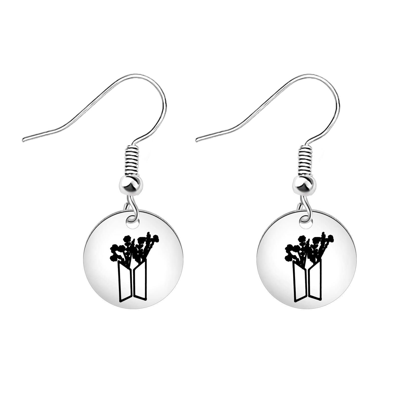 K-pop Jewelry Army Gifts Kpop Merchandise Earrings for Korean Group Fans