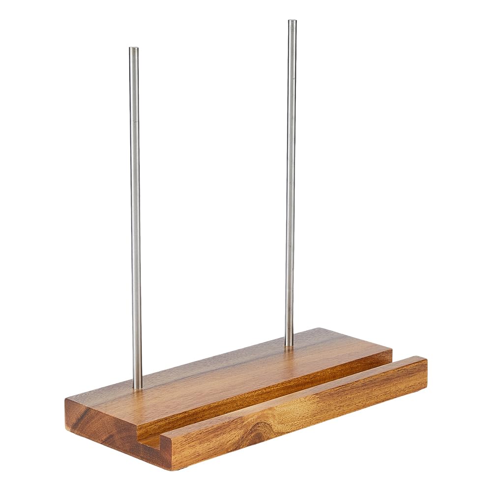 SUPERFINDINGS Soporte para discos de vinilo de madera, soporte de vinilo para colecciones de discos de vinilo, 21 cm