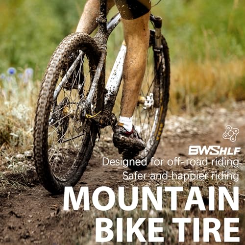 BWSHLF Replacement Mountain Bike Tires, 20/24/26/27.5/29Inch