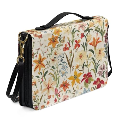 Bible Cover Case with Straps, Bible Carrying Case Bible Holder Scripture Carrying Case Fit for Most Standard Size Bibles2