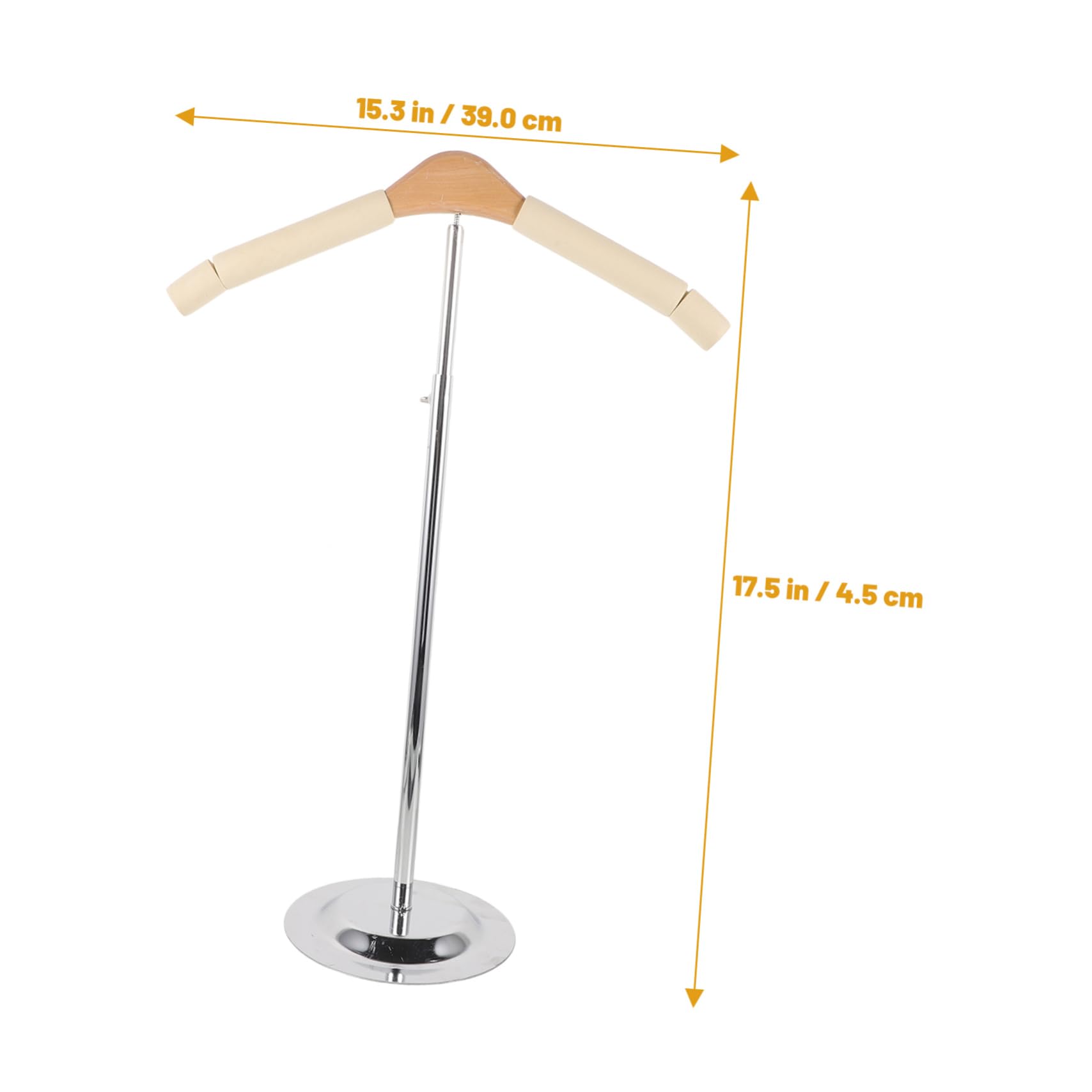 KOMBIUDA Standing Clothing Display Hanger for Shaped Dress Support Rack Space Saving Clothes Organizer for Home Retail and Vendor Events Resistant Easy to Use