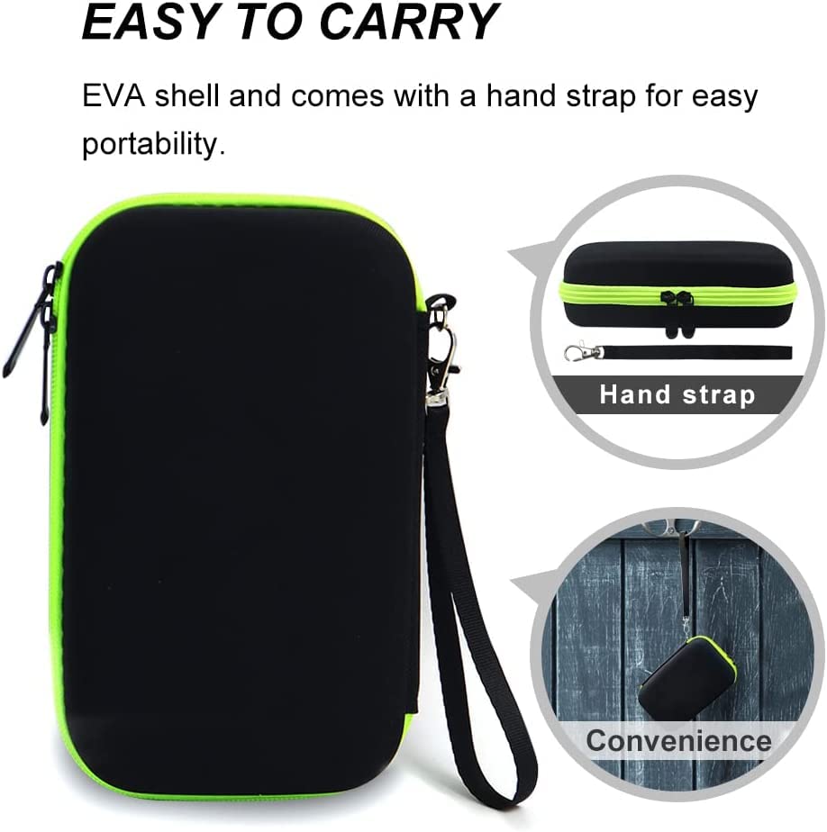 Image of M.G.R.J Unisex Portable Carrying Case Cover for Philips Norelco Oneblade QP6510 /70, QP6520 /70 Hybrid Electric Shaver (Hard|EVA|Black)