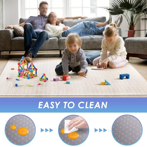 Image of Vicwe Large Office Chair Mat for Carpeted Floors,60 inchX48 inch Rectangle Desk Chair Mats with Studs for Low and No Pile Carpeted Floors, Easy Glide Computer Desk Chair Mat for Home & Offices