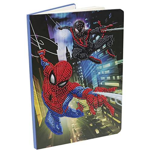 Carnet strass Spider-Man Crystal Art 18x26cm journal intime Marvel