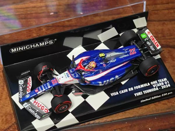 Amazon | RB F1 チーム VCARB 01#22 角田裕毅 2024 F1 143 PMA