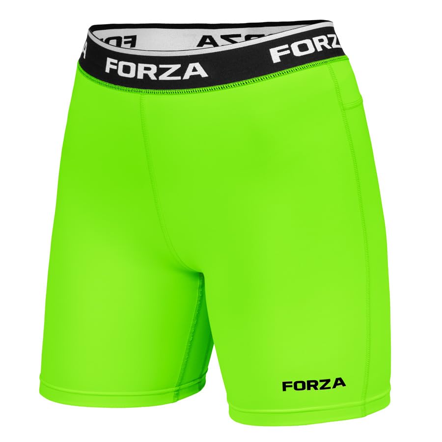 FORZA Junior Boys Base Layer Shorts – Compression Undershorts, 4‑Way Stretch – Multiple Colours