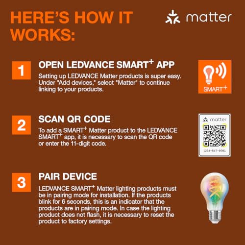 LEDVANCE Smart+ Matter LED Reflector lamp, Compatible with Google, Alexa, Apple, Glass, 4.9W, 350lm, GU10 - Image 2