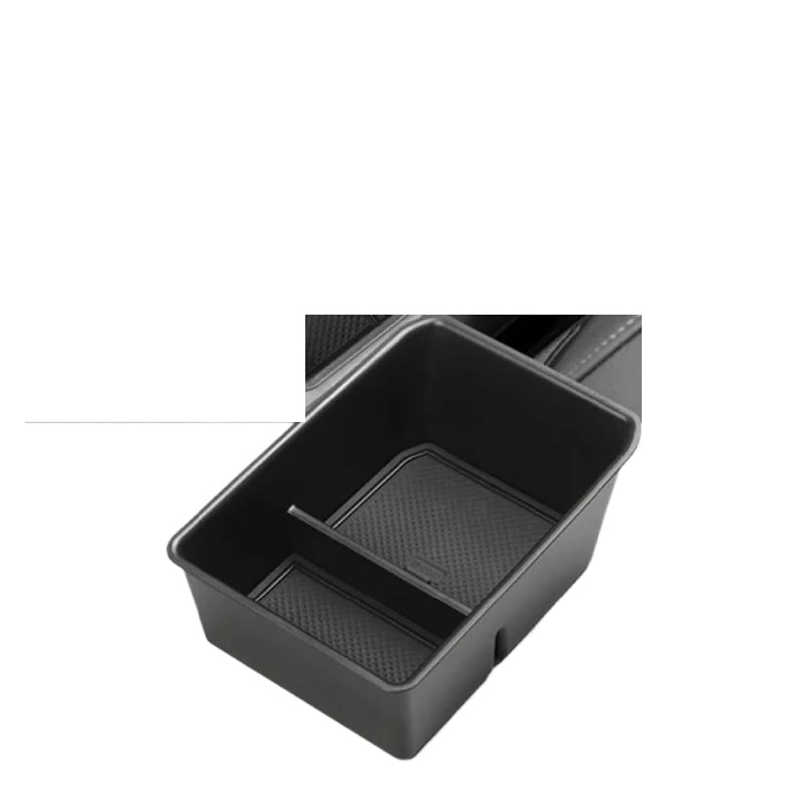 EVEKHAHHRB Console Storage Box Container For Q4 For E-Tron 2021 2022 2023 2024 Car Armrest Storage Box Center Console Tray Organizer Armrest Storage Box