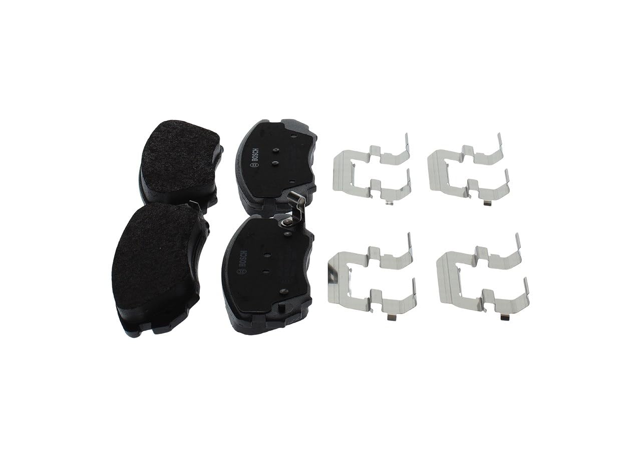 BOSCH Kit pastiglie freni Anteriore con segnalatore acustico usura con molla | Low-Metallic 0 986 494 632 Compatibilità con OPEL INSIGNIA INSIGNIA Station wagon INSIGNIA Tre volumi, CHEVROLET, SAAB