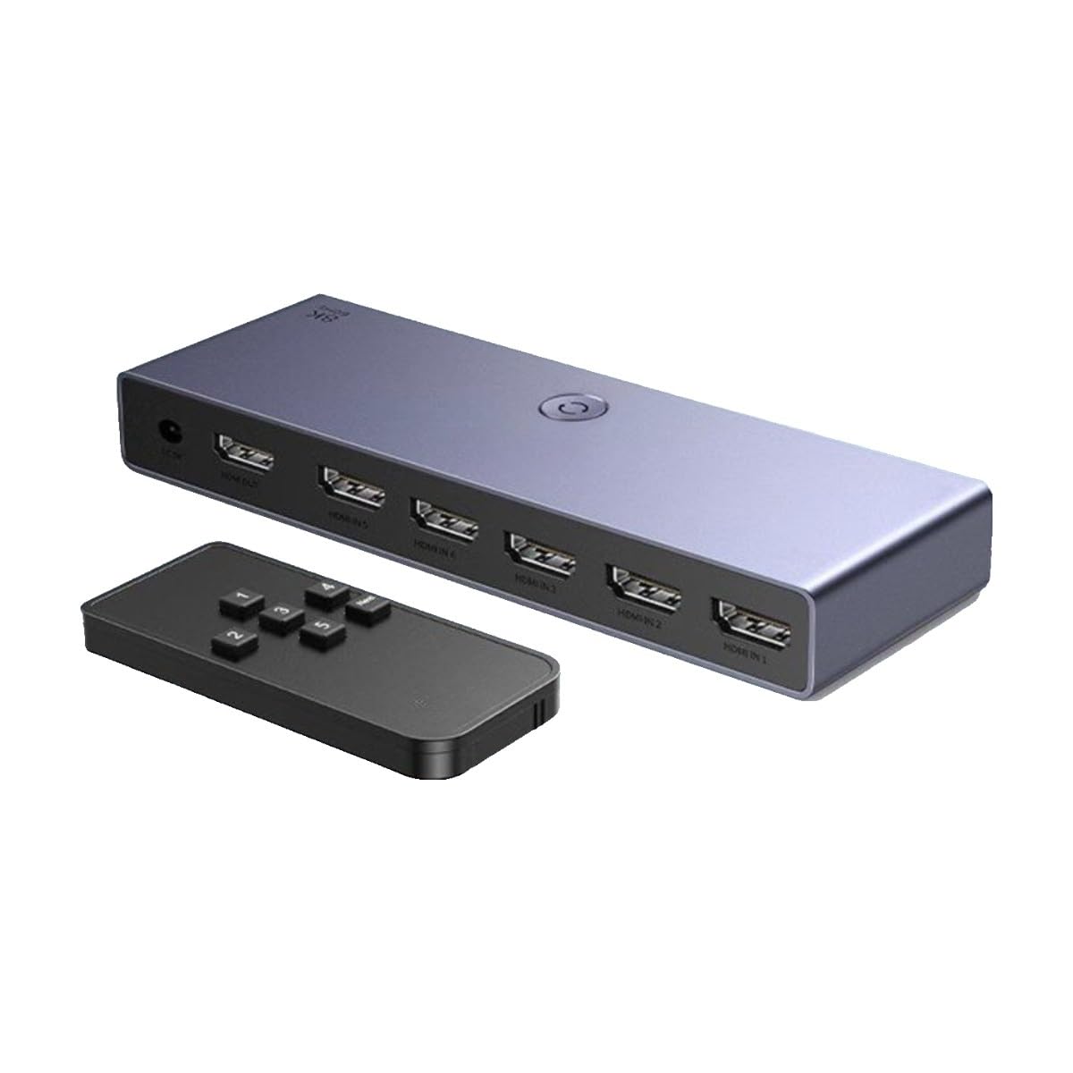 HDMI switcher Three/Five inputs and one Output Splitter 4K one/Two/Three Multi-Screen Display with Audio Separation Breakout Converter(5x1 8K60Hz)-image-12