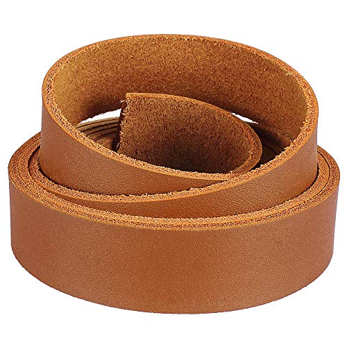 LolliBeads (TM) Genuine Leather Strap Leather Strip 1 Inch Wide and 72 Inches Long, Walnut Brown, Walnut_1inch, 1inches_2yards - Image 3