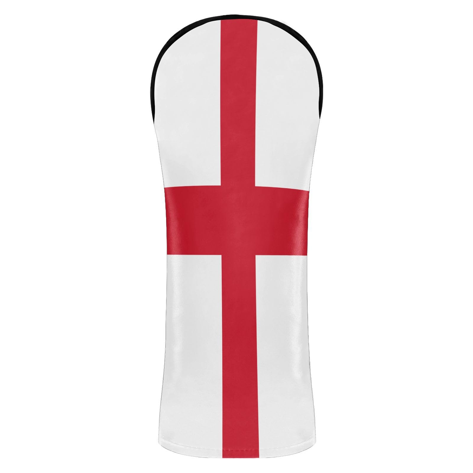 Golf Cover Set Headcover with Number Tag for Driver Hybrid and Fairway Woods Flag of England
