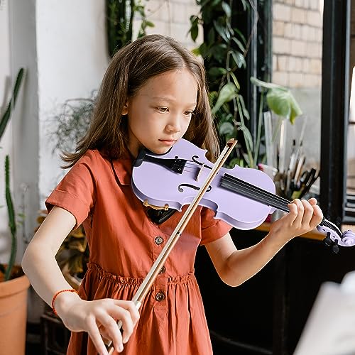 Adm VLP01-14-LVT Acoustic Violin For Kids Beginners, 4/4 Full Size Acoustic Violin Fiddle thumb #7