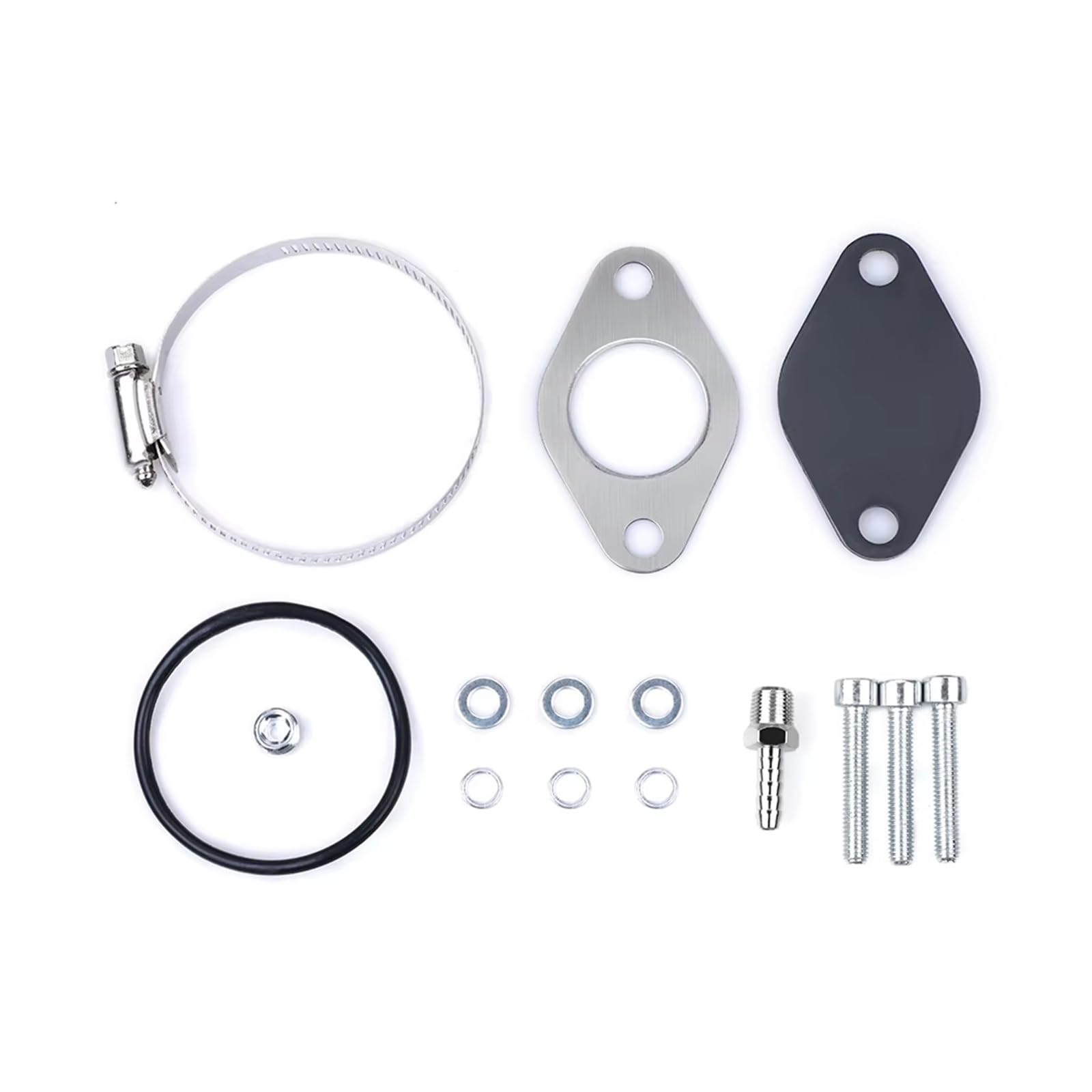 Para Seat Para Skoda 1.9TDI PD150 PD130 PD160 50/57/63MM Reemplazo De Tubo De Aluminio 1.9TDI PD75 PD90 PD100 EGR Válvula(63MM Black)