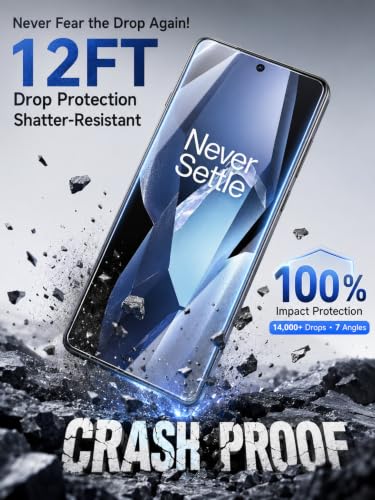 Image of Premium Tempered Glass for OnePlus 13R 5G | Edge-to-Edge Protection | 9H Hardness | Bubble-Free & Case Friendly HD Clear Screen Protector
