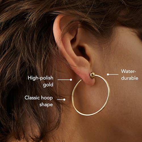 JENNY BIRD Icon Hoop Earrings - Medium2