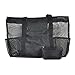 Vientiane Mesh Große Strandtasche, Extra Groß Multifunktionale Mesh Outdoor Aufbewahrungstasche, Sandspielzeug Lebensmittel Aufbewahrungsnetz Tasche, Leichte Netztasche Strand, Picknick(Schwarz)
