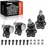 A-Premium Set of 4, Front Upper & Lower Ball Joints Kit, Compatible with Dodge Ram 1500 2000-2001, RWD Only & with Independent Front Suspension