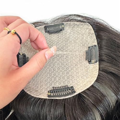 Topper délié cheveux fins solution postiches à clips cuir chevelu - 4