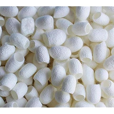 WOIWO 30 Pcs Natural Silk Ball Cocoons Facial Cleanser Balls Remove Blackhead, Acne Scar Removal, Anti-Aging, Wrinkle Removal Beauty Scrub Cover