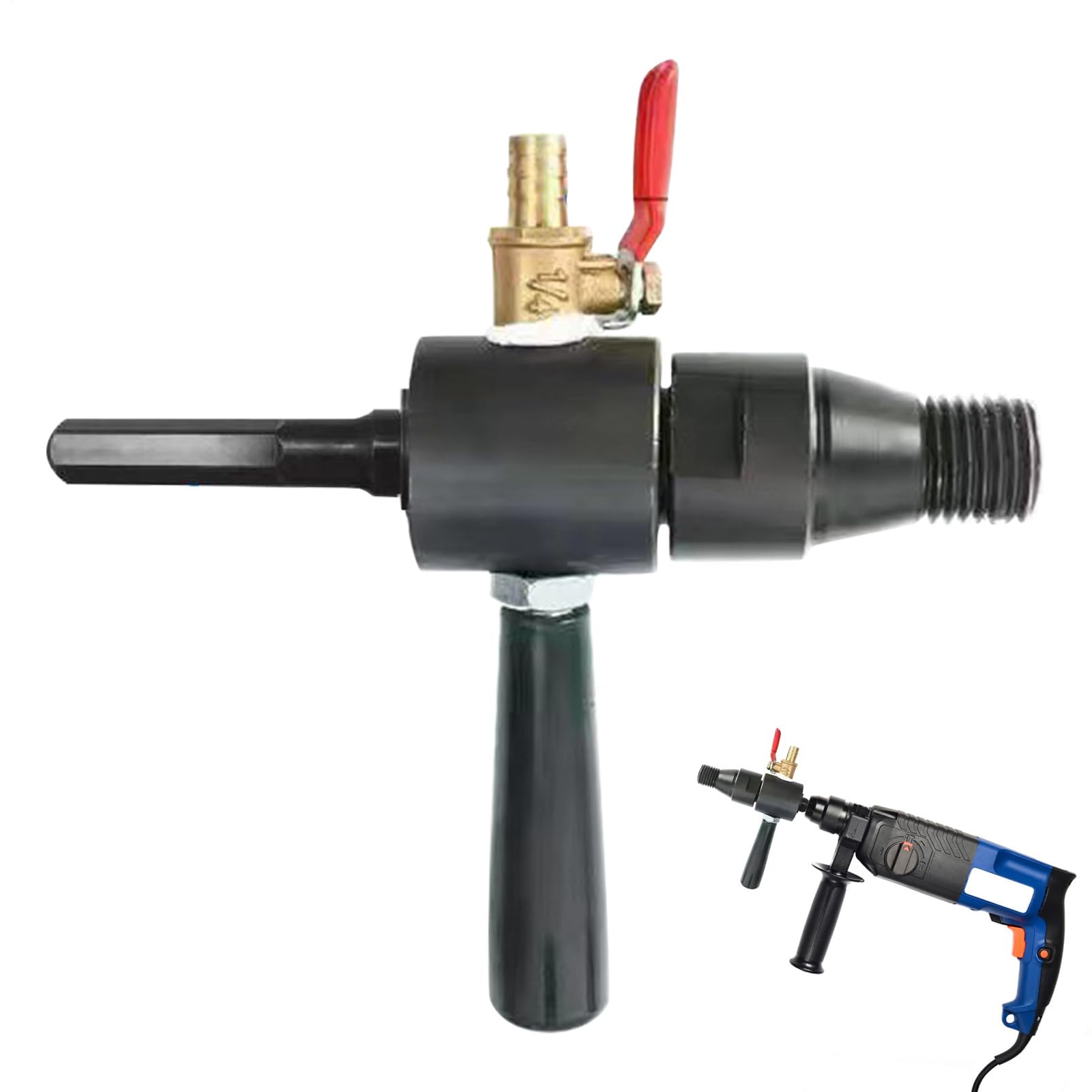 Wasserbohrer Spiralbohrwerkzeug für elektrische Bohrmaschine, Adapter für