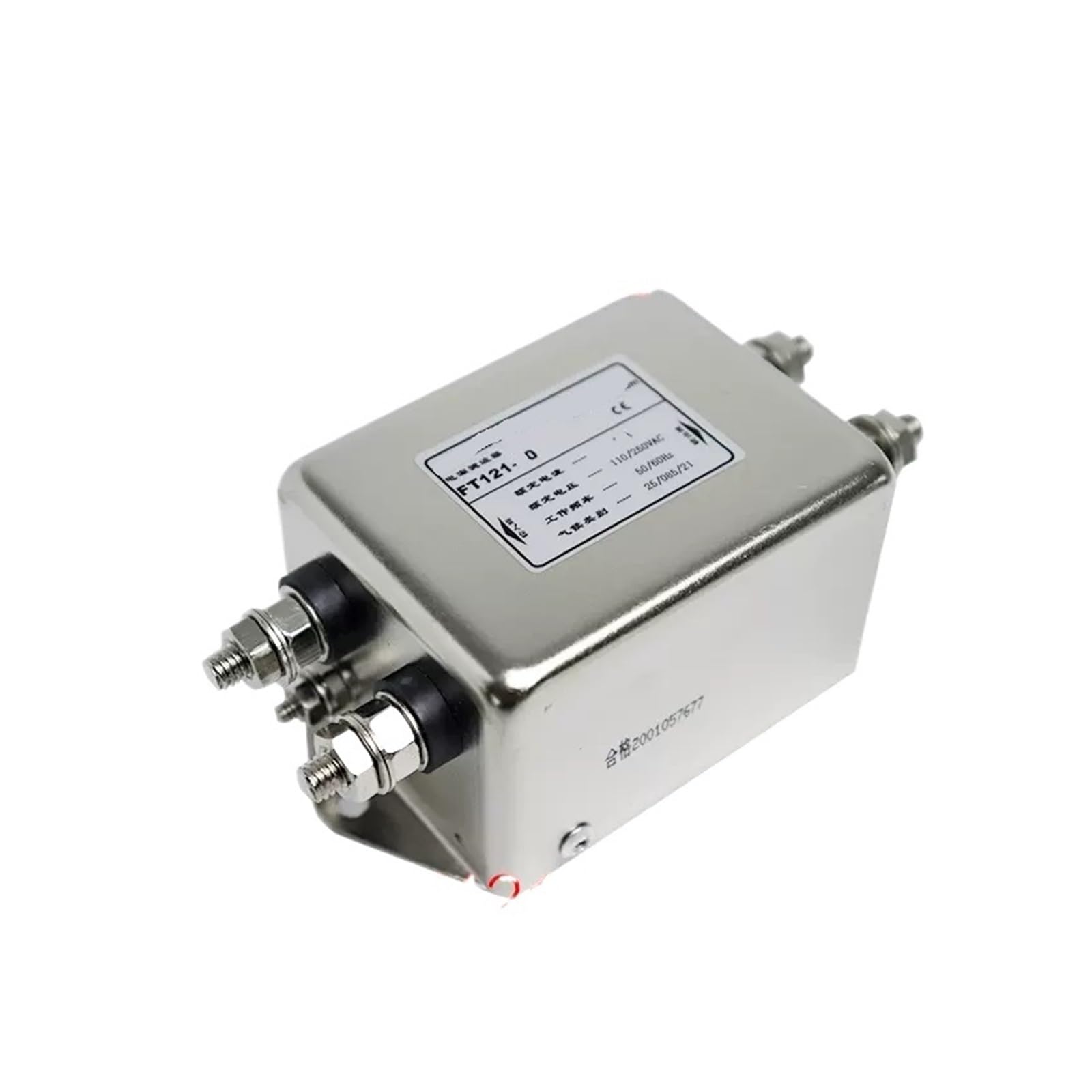 Filtro de potencia purificador antiinterferencias monofásico CA 220V para reducir ruido eléctrico