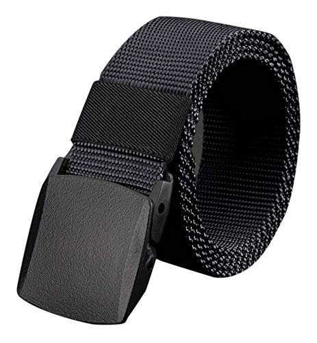 Cinto Largo Masculino Nylon. (Preto)