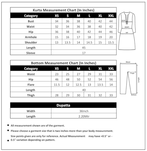Image of SIRIL Women's Cotton Blend Embroidery Kurta Pant with Dupatta Set