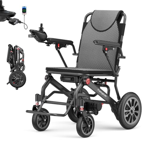 Image of New Upgrade Electric Wheelchair for Adults, 38LBS Lightweight Foldable Motorized Wheelchair with 18+ Miles Long Travel Range, 500W Power, 350 LBS Weight Capacity, Airline Approved for Seniors