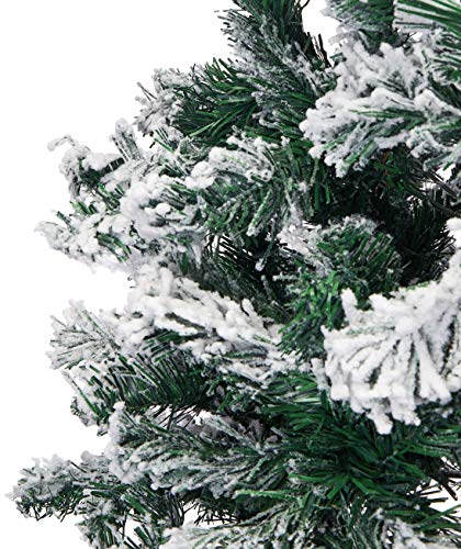 Perfect Holiday Christmas Tree, 4-Feet, Flocked Snow #TOP6