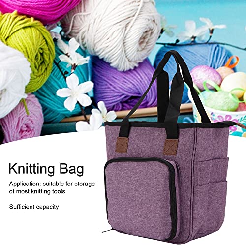 Bolsa de almacenamiento de hilo con correa ajustable para suministros de tejido 6