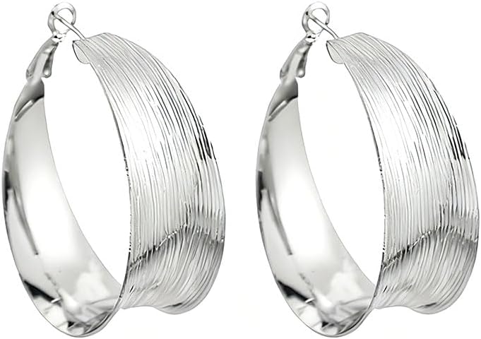 Chunky Gold Hoop Earrings Big Large Thick Hoops Earrings Statement Hoop Dangle Earring for Women Trendy Jewelry Gift