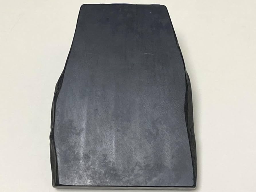 Amazon.co.jp: 熊野特産 那智黒硯謹製 羅文硯 硯2点 文具 書道具