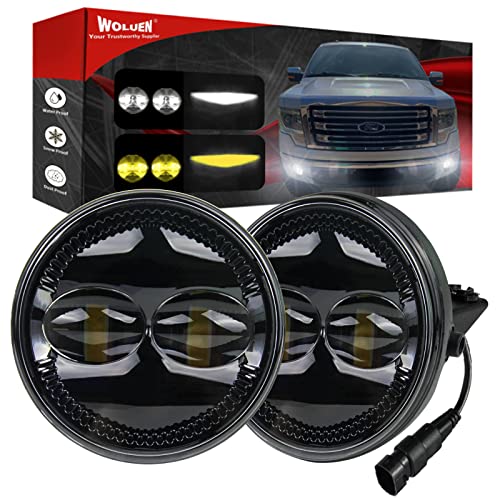 Upgraded Dual Color LED Fog Lights for Ford F150 (2006-2014), Ranger (2008-2011), Expedition (2007-2014) - Driver & Passenger Side