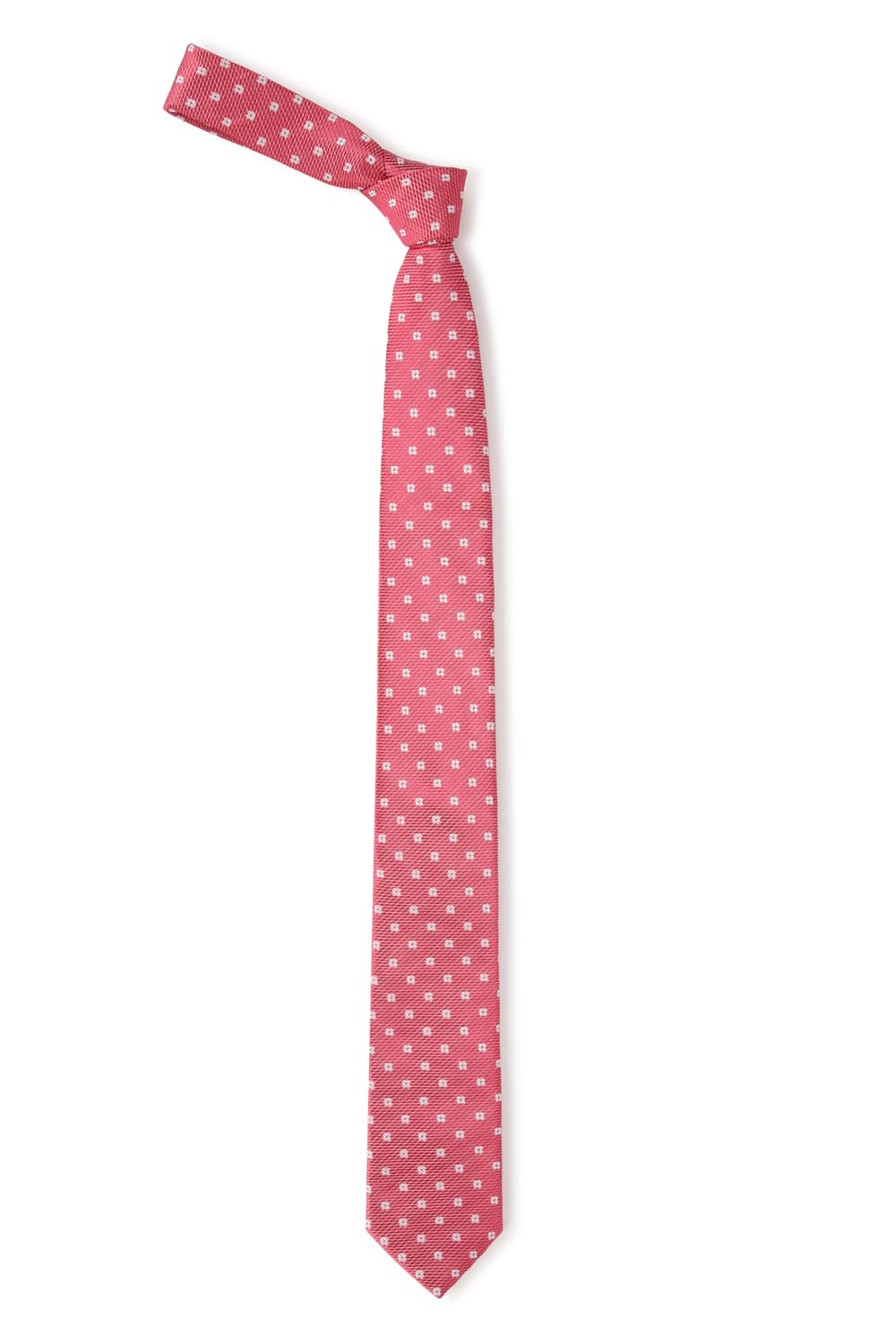 Men Pink Embroidered Tie-image-40
