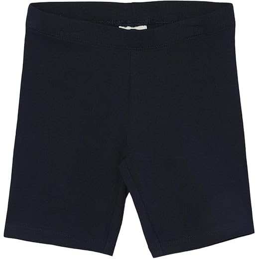 Girls Solid Cotton Cycling Shorts