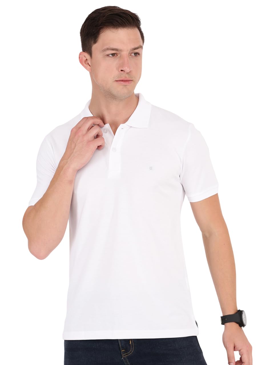 macroman m-series Smartz Basic Pique Polo T-Shirt for Men, Cotton Blend, Pack of 1-picture-31