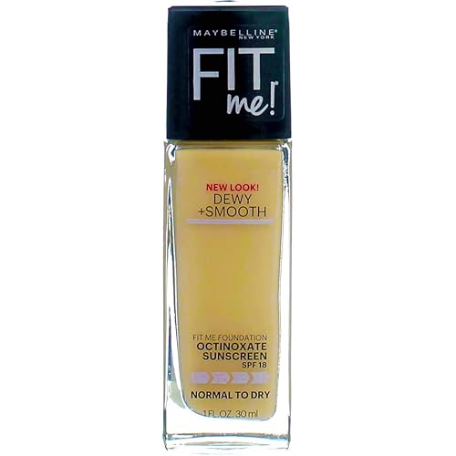 Maybelline Fit Me Liquid SPF#18 Base de porcelana (paquete de 2)
