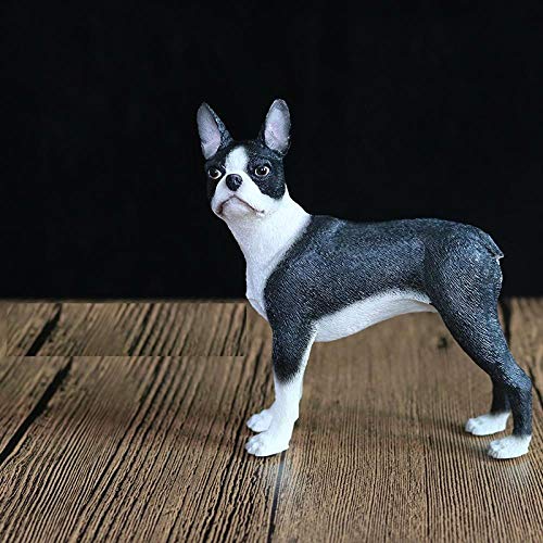 Décorations ornements sculptures statue figurines Boston Terrier pour auto