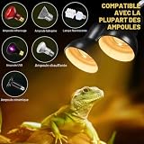 KQWVZ lampe chauffante tortue E27, ampoules 25 et 50 W photo 5