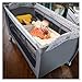 hauck Kinderreisebett Sleep N Play Center mit Neugeboreneneinhang, Wickelauflage, Tragetasche, Rollen, Schlupf, Klein Zusammenklappbar, Baby Reisebett Kleinkind ab Geburt bis 15 kg (Teddy Grey)