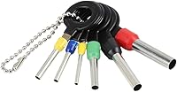 Vista 5 de X AUTOHAUX Extractor de clavijas de conector de cableado de herramienta de eliminación de terminales de alambre de vehículo de automóvil 6pcs