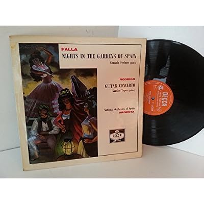 NARCISO YEPES WITH THE NATIONAL ORCHESTRA OF SPAIN AND GONZALO SORIANO falla: nights in the gardens of spain/ rodrigo : guitar concerto, LXT 5492