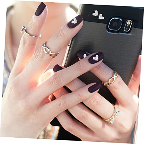Beavorty 4Pcs Acessórios Para Unhas Enfeites Caseiros Presentes Adesivos Calcomanias Para Uñas Adesi