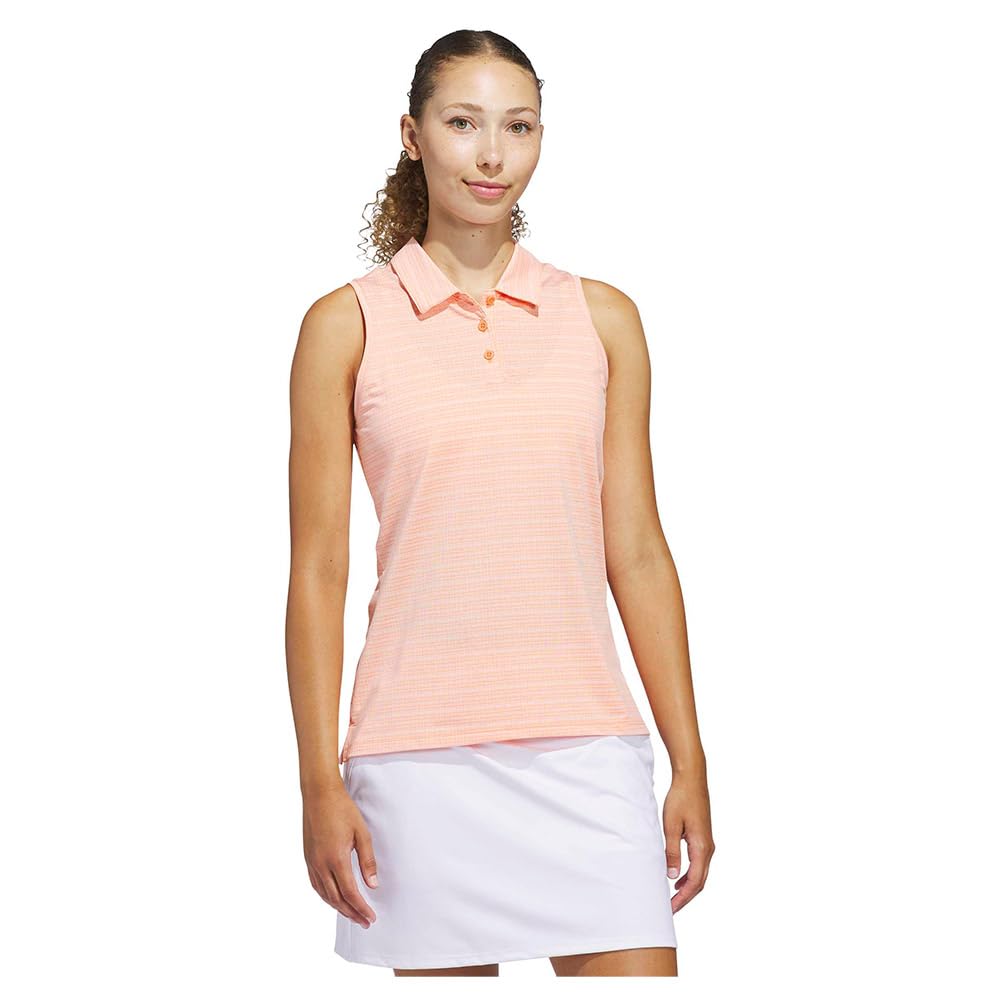 adidas Ultimate365 Jacquard Woman Sleeveless Polo S
