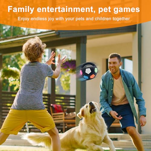 Generisch Groß Hundeball Unzerstörbar mit Handle,The Mellow Dog Calming Ball,Interaktives Hundespielzeug,Hundetrainingsspielzeug,Geeignet für Große und Kleine Hunde (Schwarz)